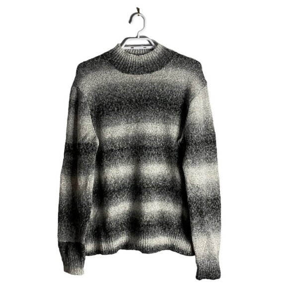 Jermyn & Bond Men's Patterned Knit Mock Neck Sweater - Picture 1 of 8